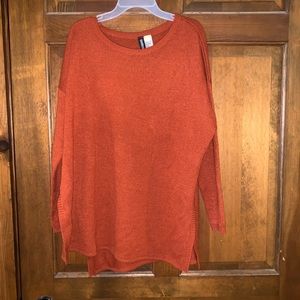 Women’s Small Orange Oversized Sweater